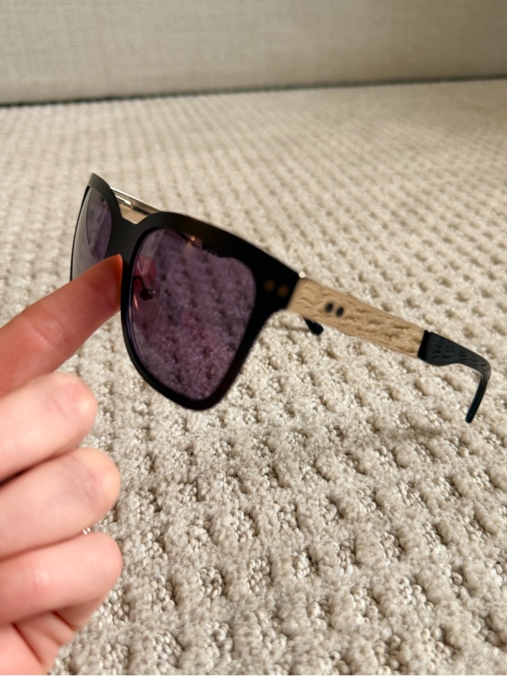 Ted Baker Sunglasses B652, 53mm, Black Metal Frames - Picture 5 of 9